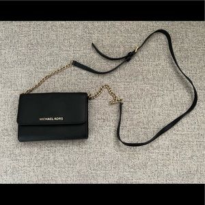 Michael Kors Saffiano Leather Chain Link Cross body bag